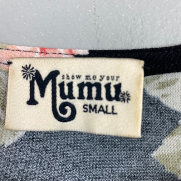 Show Me Your MuMu Floral Long Sleeve Mini Dress - Picture 4 of 5